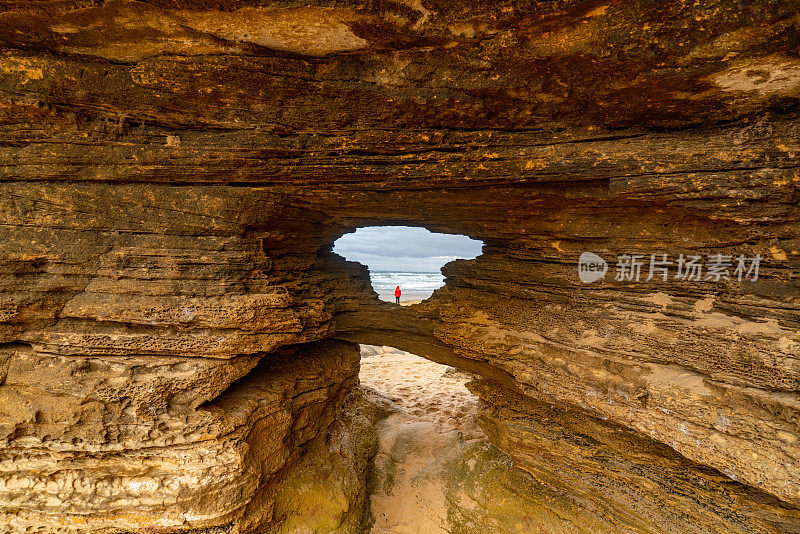 Beach of Point Lonsdale Lighthouse in Point Lonsdale, Victoria, Australia